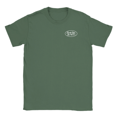 The Rusty Nail Script Tee Green